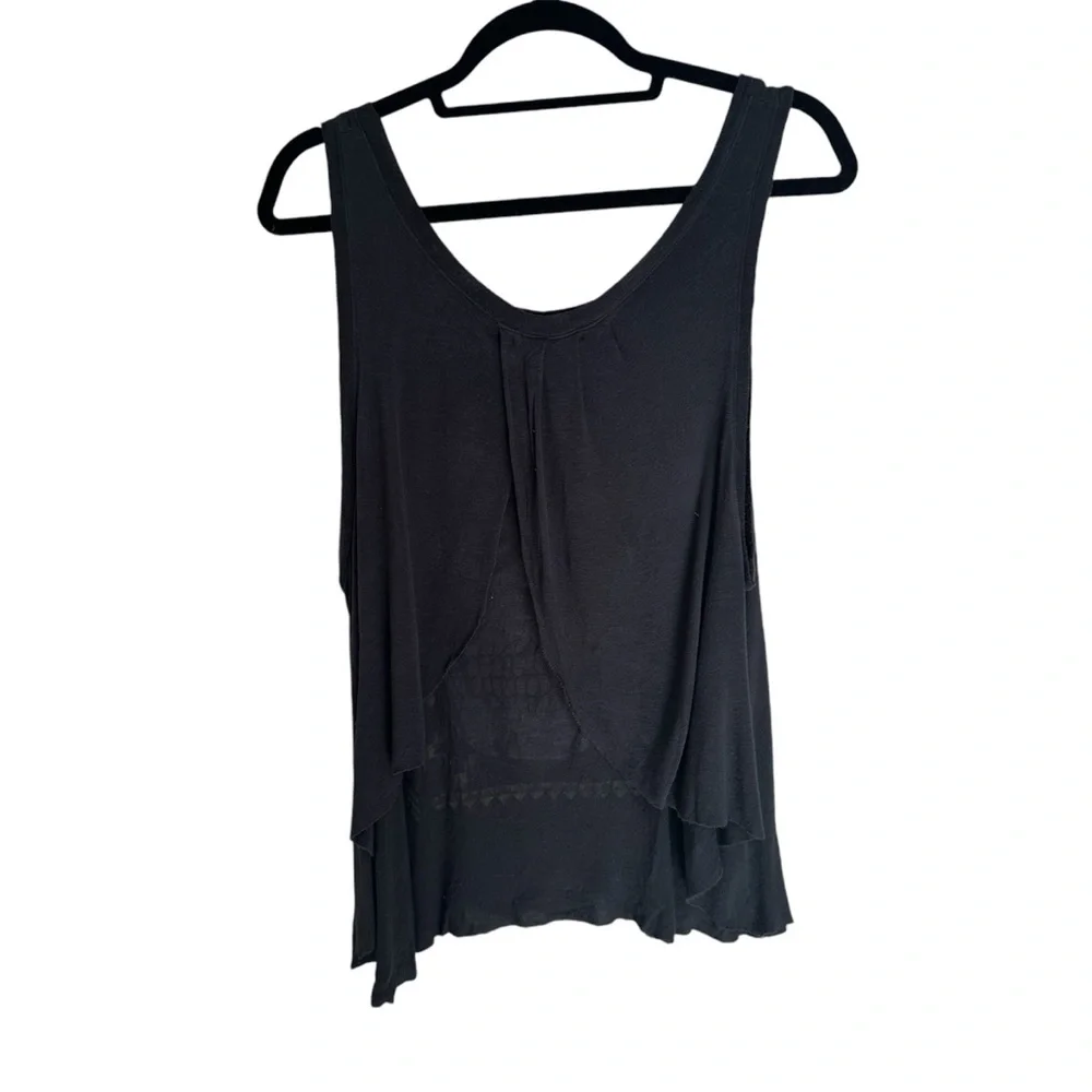 Daydreamer Skull Dark Grey Tank with open back in Women’s Small - Picture 2 of 4
